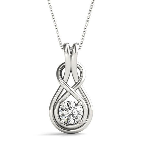 0.50 ct. Lab Diamond Solitaire Necklace - Robson's Jewelers