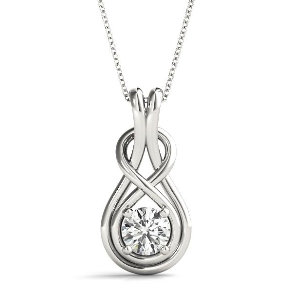 0.50 ct. Lab Diamond Solitaire Necklace - Robson's Jewelers