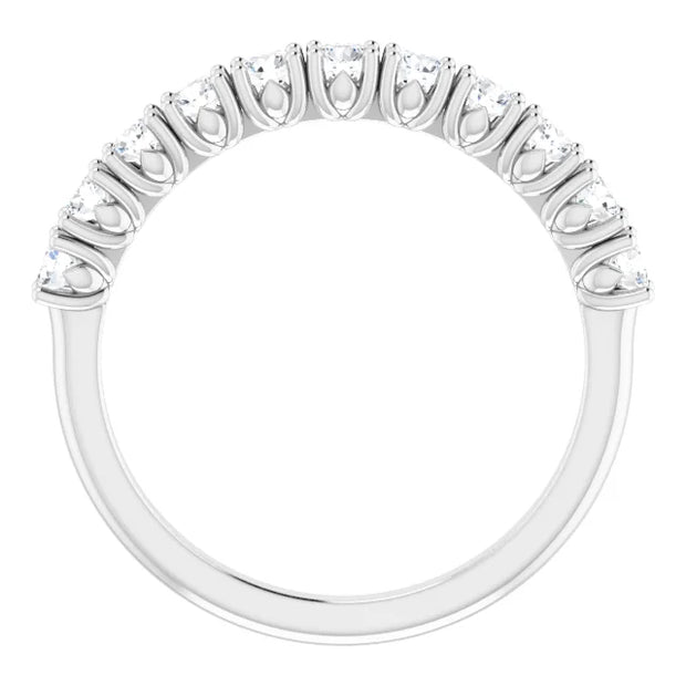 14K White 5/8 CTW Natural Diamond Anniversary Band - Robson's Jewelers