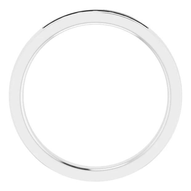 14K White 1.75 mm Round Anniversary Band Mounting - Robson's Jewelers