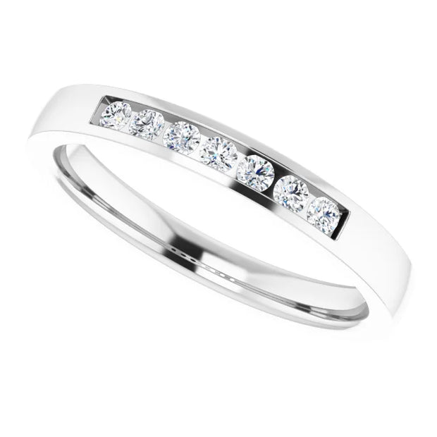 14K White 1.75 mm Round Anniversary Band Mounting - Robson's Jewelers