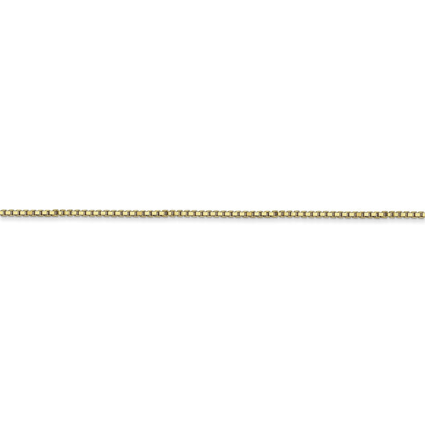 10k 1mm Box Chain - Robson's Jewelers