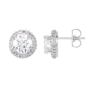 14K White 1 1/3 CTW Natural Diamond Earrings - Robson's Jewelers