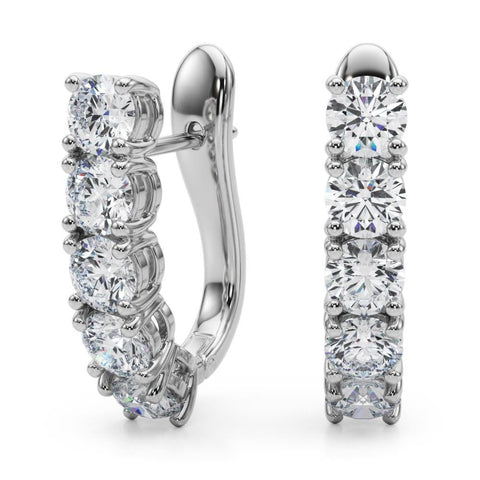 2 ct. tw. 5 - Stone Lab Diamond Earrings - Robson's Jewelers