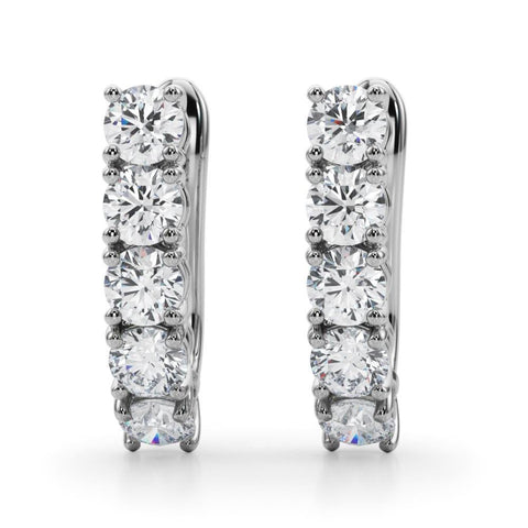2 ct. tw. 5 - Stone Lab Diamond Earrings - Robson's Jewelers
