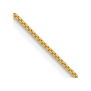 14k .9mm Box with Lobster Clasp Chain - Robson's Jewelers