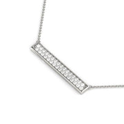 Double Row Lab Diamond Bar Necklace - Robson's Jewelers