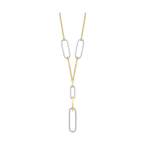 14Kt Yellow Gold Diamond 1 1/10Ctw Necklace