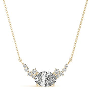 Oval Lab Diamond Fashion Necklace - Robson's Jewelers