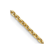 14k 1.45mm D/C Cable Chain - Robson's Jewelers