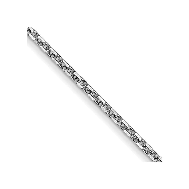 14k WG .95mm D/C Cable Chain - Robson's Jewelers