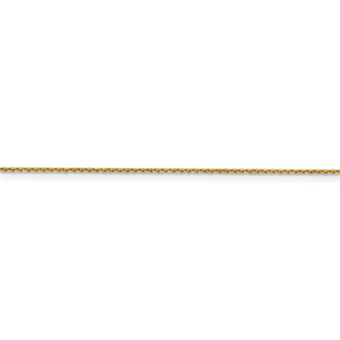 14k .95mm D/C Cable Chain - Robson's Jewelers