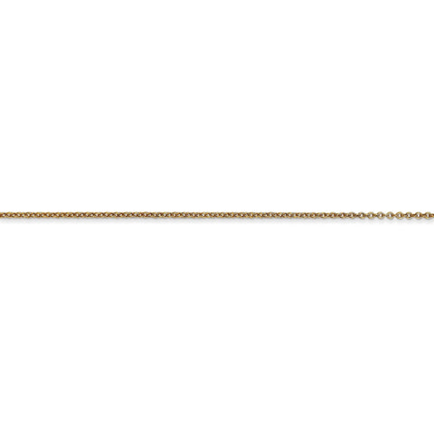 14k .9mm Cable with Lobster Clasp Chain - Robson's Jewelers