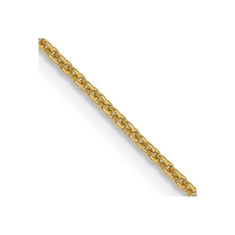 14k .9mm Cable with Lobster Clasp Chain - Robson's Jewelers