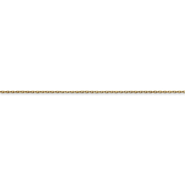 14k .8mm D/C Cable with Lobster Clasp Chain - Robson's Jewelers