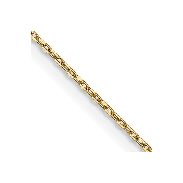 14k .8mm D/C Cable with Lobster Clasp Chain - Robson's Jewelers