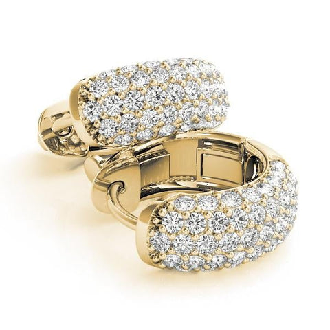 Pavé - Set Lab - Grown Diamond Huggies - Robson's Jewelers