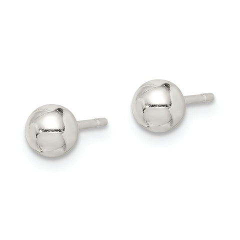 Sterling Silver 5mm Ball Earrings - Robson's Jewelers