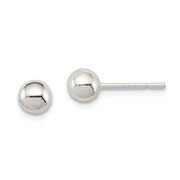 Sterling Silver 5mm Ball Earrings - Robson's Jewelers