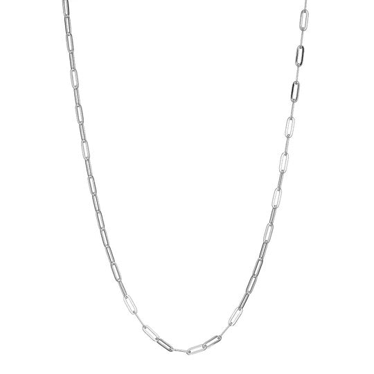 Rhodium Paperclip Chain