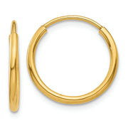 14k 1.25mm Endless Hoop Earring - Robson's Jewelers