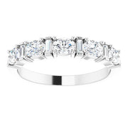 14K White 7/8 CTW Natural Diamond Anniversary Band - Robson's Jewelers