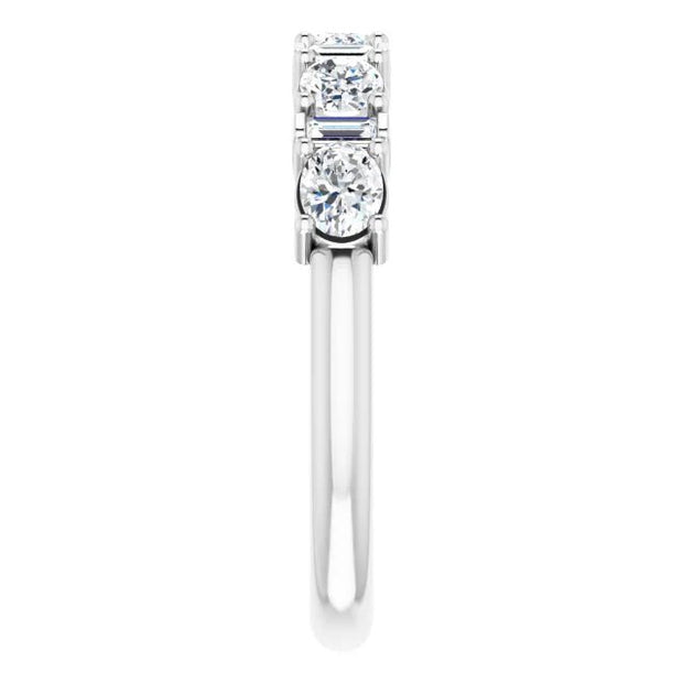 14K White 7/8 CTW Natural Diamond Anniversary Band - Robson's Jewelers