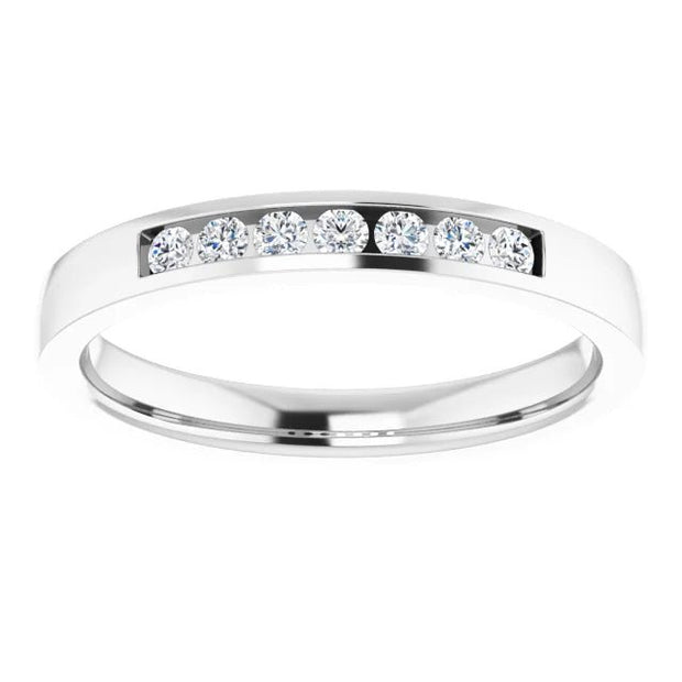 14K White 1.75 mm Round Anniversary Band Mounting - Robson's Jewelers