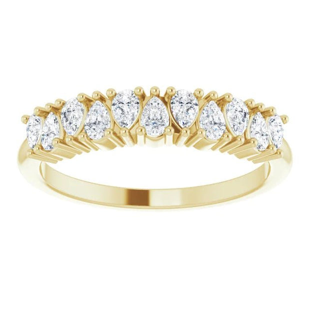 14K Yellow 1/2 CTW Natural Diamond Anniversary Band - Robson's Jewelers