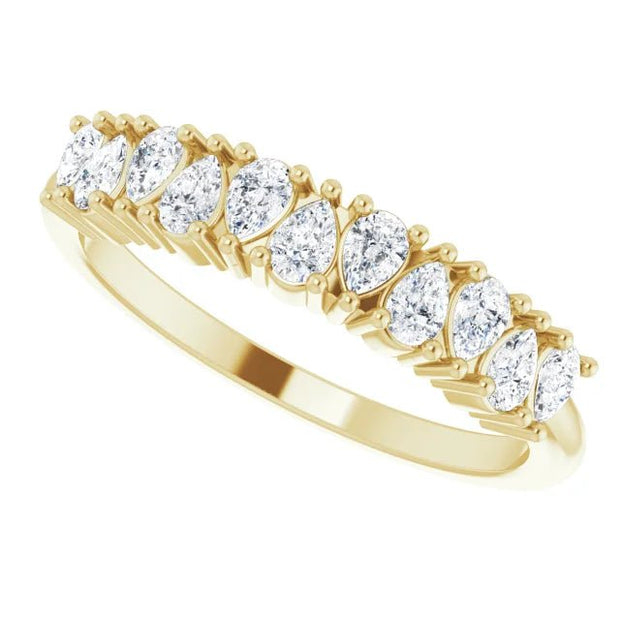 14K Yellow 1/2 CTW Natural Diamond Anniversary Band - Robson's Jewelers