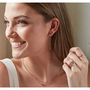14K Yellow Natural Multi-Gemstone & 1/2 CTW Natural Diamond Rainbow Earrings - Robson's Jewelers