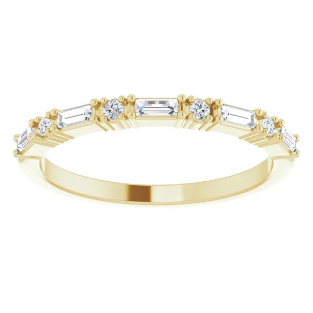 14K Yellow 1/5 CTW Natural Diamond Anniversary Band - Robson's Jewelers