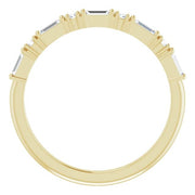 14K Yellow 1/5 CTW Natural Diamond Anniversary Band - Robson's Jewelers