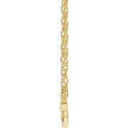 14K Yellow Cherub 16" Necklace - Robson's Jewelers