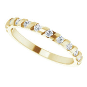 14K Yellow 1.8 mm Round Anniversary Band Mounting - Robson's Jewelers