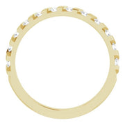 14K Yellow 1.8 mm Round Anniversary Band Mounting - Robson's Jewelers