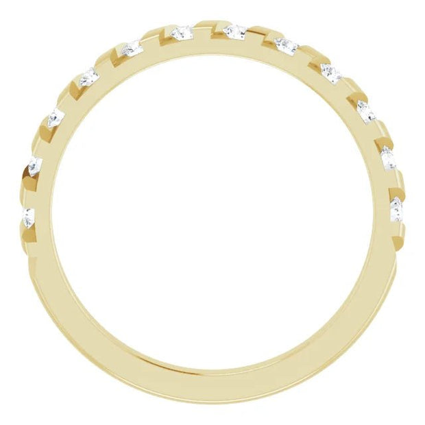 14K Yellow 1.8 mm Round Anniversary Band Mounting - Robson's Jewelers