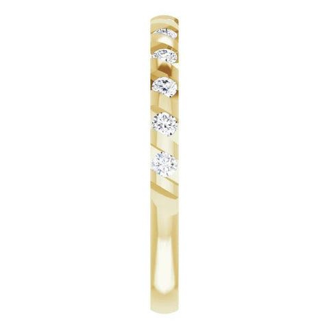 14K Yellow 1.8 mm Round Anniversary Band Mounting - Robson's Jewelers