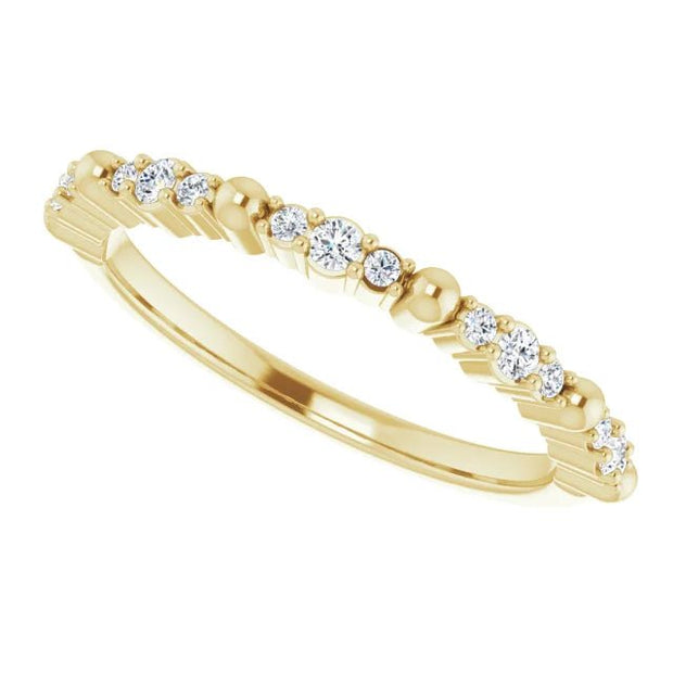 14K Yellow 1/6 CTW Natural Diamond Anniversary Band - Robson's Jewelers