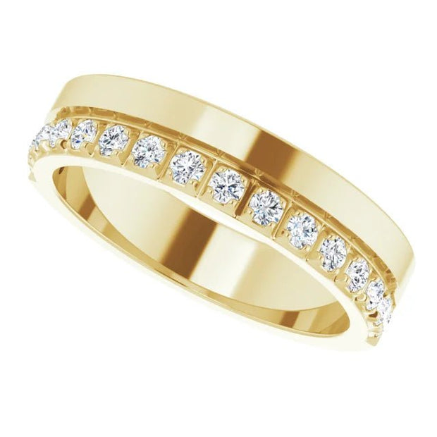 14K Yellow 1/3 CTW Natural Diamond Anniversary Band - Robson's Jewelers