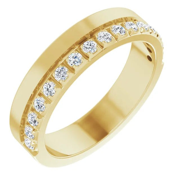 14K Yellow 1/3 CTW Natural Diamond Anniversary Band - Robson's Jewelers