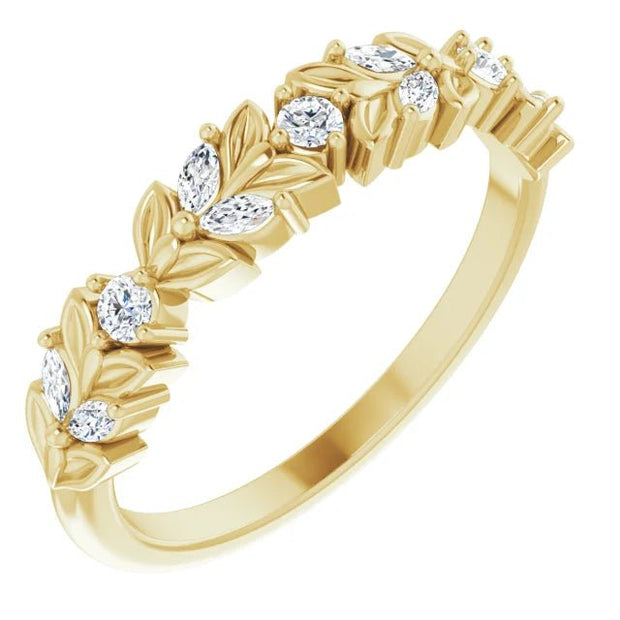 14K Yellow 1/4 CTW Natural Diamond Anniversary Band - Robson's Jewelers