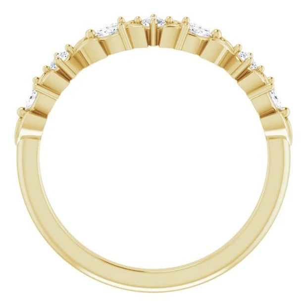 14K Yellow 1/4 CTW Natural Diamond Anniversary Band - Robson's Jewelers