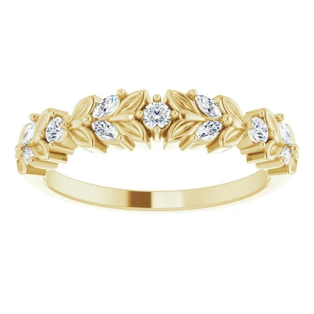 14K Yellow 1/4 CTW Natural Diamond Anniversary Band - Robson's Jewelers