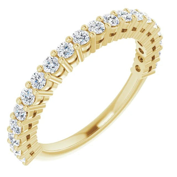 14K Yellow 2 mm Round Anniversary Band Mounting - Robson's Jewelers