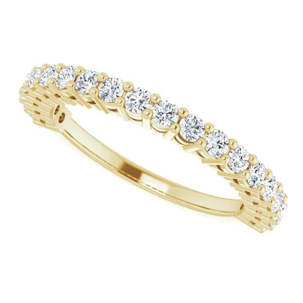 14K Yellow 2 mm Round Anniversary Band Mounting - Robson's Jewelers