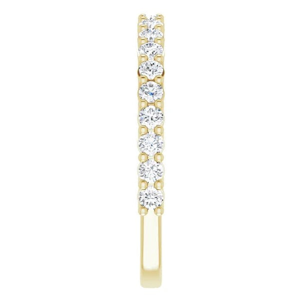 14K Yellow 2 mm Round Anniversary Band Mounting - Robson's Jewelers