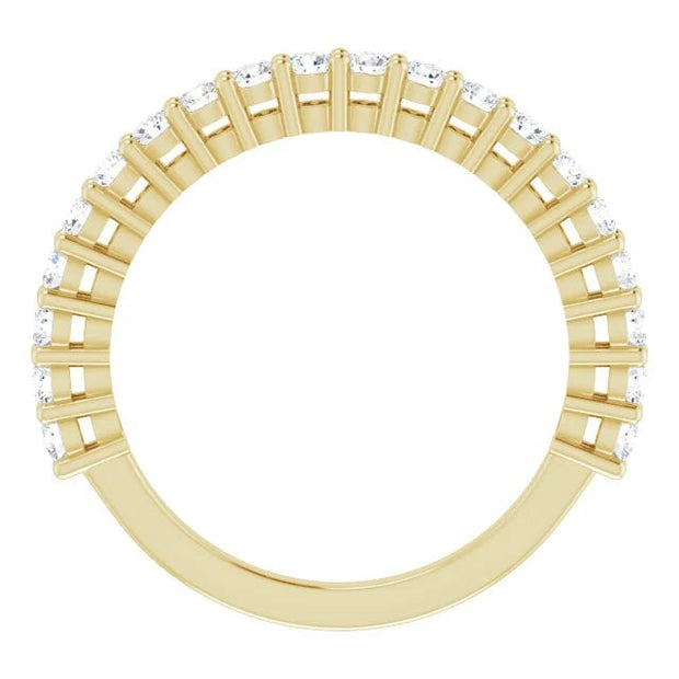 14K Yellow 2 mm Round Anniversary Band Mounting - Robson's Jewelers