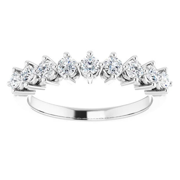 14K White 2.5 mm Round Anniversary Band Mounting - Robson's Jewelers