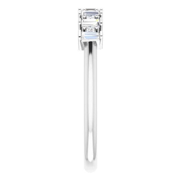 14K White 1/4 CTW Natural Diamond Anniversary Band - Robson's Jewelers